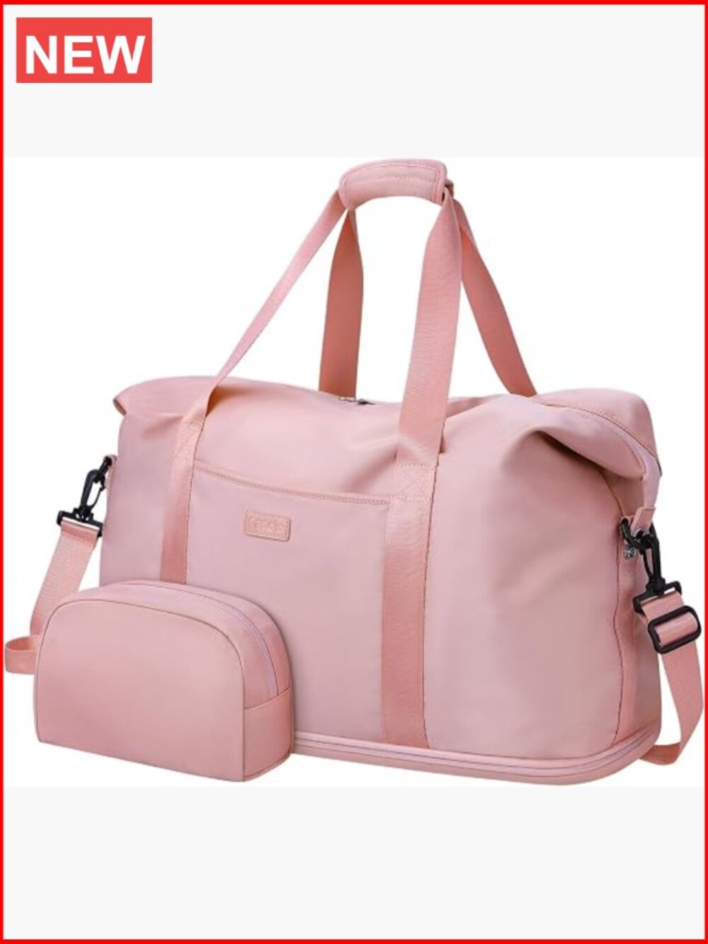 Expandable Travel Duffle Bag Weekender Overnight Hospital Bag with Toiletry Bag